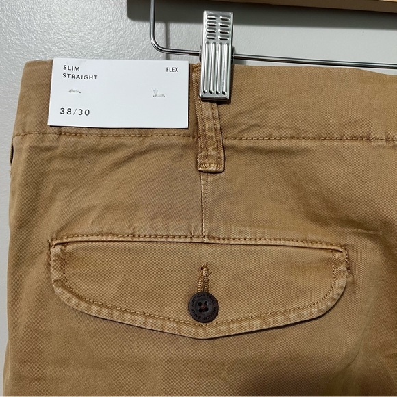 American Eagle Flex Slim Straight Khaki Pant - Picture 9 of 12